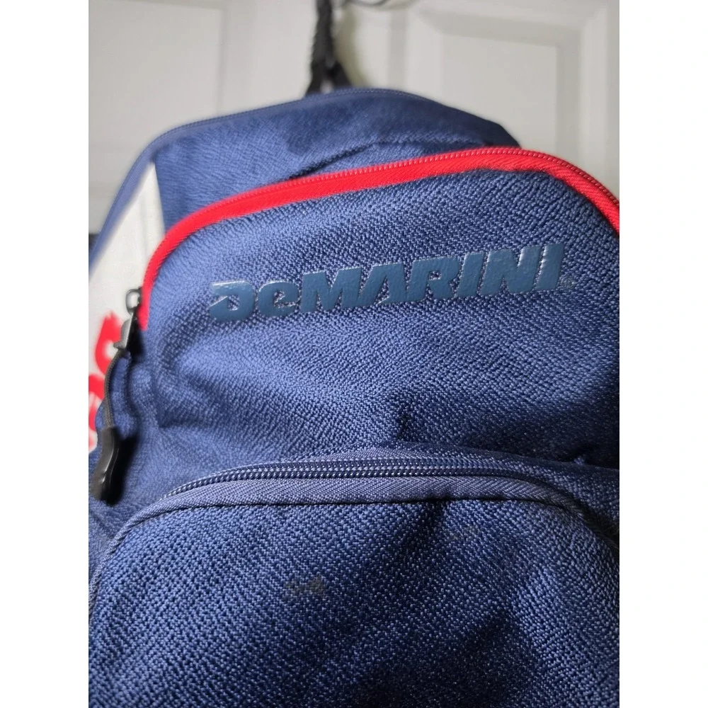 DeMarini Baseball Softball Equipment Backpack Bat Bag Navy Red White USA Flag
